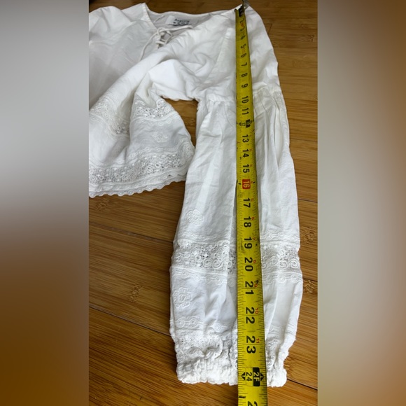 Auguste white cotton blouse size 2 - Picture 10 of 11